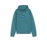 HUGO Hoodie aus Baumwoll-Terry mit blauem Logo - Style Nayohood, 50556613 Blau XXL