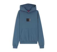 HUGO Hoodie aus Baumwoll-Terry mit Gradient-Logo - Style Danohood, 50553145 Blau XS