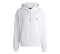 HUGO Hoodie aus Baumwoll-Terry mit Happy HUGO-Logo - Style Nottyo, 50522381 Weiß S
