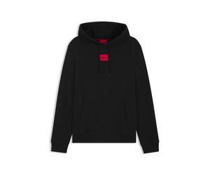 HUGO Hoodie aus Baumwoll-Terry mit Logo-Label - Style Daratschi214, 50458700 Schwarz XXL