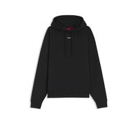 HUGO Relaxed-Fit Hoodie aus Baumwoll-Terry mit Logo-Print - Style Dapo, 50486478 Schwarz XS