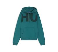HUGO Hoodie aus Baumwoll-Terry mit Logo-Print - Style Nalfhood, 50552486 Blau M
