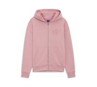 HUGO Hoodie aus Baumwoll-Terry mit Reißverschluss und Logo-Prägungen - Style Doa_B_3, 50553980 Hellrosa XL