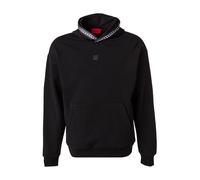 HUGO Hoodie Herren Comfort Fit Baumwolle schwarz, S