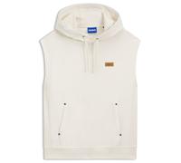 HUGO Hoodie ohne Ärmel aus Baumwoll-Terry mit Logo-Aufnäher - Style Nimdenos, 50564260 Natur L