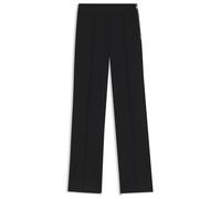 HUGO Hose aus Punto-Milano-Jersey mit ausgestelltem Bein und Naht auf der Vorderseite - Style Nalvasi, 50542730 Schwarz XL