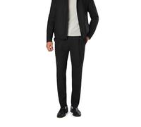 HUGO Hose Herren Slim Fit Wolle schwarz, 46