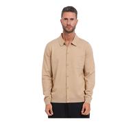 HUGO Regular-Fit Strickjacke mit Rippbündchen - Style San Jordan-CV, 50553663 Beige XXL