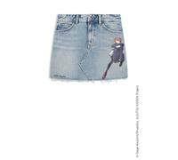 HUGO HUGO x Jujutsu Kaisen Denim-Rock mit Nobara-Print - Style Gadele_JJK, 50557549 Blau S