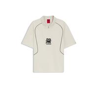 HUGO HUGO x RB Poloshirt mit Stier-Motiv - Style Duero_RB, 50559702 Natur XL