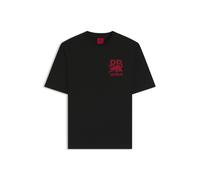 HUGO HUGO x RB Relaxed-Fit T-Shirt mit Stier-Motiv - Style Delel_RB, 50564572 Schwarz XL