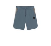 HUGO HUGO x RB Shorts aus Baumwoll-Terry mit Stiermotiv - Style Despen_RB, 50559712 Blau M