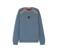 HUGO HUGO x RB Sweatshirt aus Baumwoll-Terry mit Stiermotiv - Style Davalio_RB, 50559679 Blau M