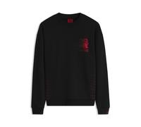 HUGO HUGO x RB Sweatshirt aus Baumwolle mit Stier-Motiv - Style Duncana_RB, 50570842 Schwarz XXL