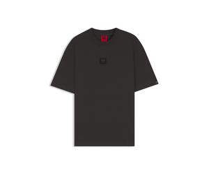 HUGO HUGO x RB T-Shirt mit Stier-Logo-Patch - Style Dogos_RB, 50549304 Dunkelgrau S