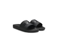 HUGO In Italien gefertigte Slides mit tonalem Logo - Style Timein_slid_sylg, 50563418 Schwarz 39