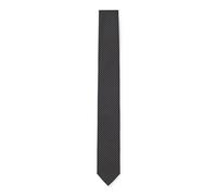 HUGO Jacquard-Krawatte aus Seiden-Mix mit Punkte-Motiv - Style Tie cm 6, 50572379 Schwarz ONESI