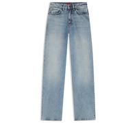 HUGO Jeans aus blauem Baumwoll-Denim mit weitem Beinverlauf - Style 937_14, 50556481 Hellblau 27/34