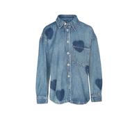 HUGO Jeansbluse GARESA blau | L