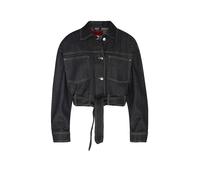 HUGO Cropped-Jacke aus japanischem Selvedge-Denim - Style Galata, 50558837 Dunkelblau S