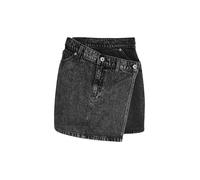 HUGO Schwarzer Denim-Rock mit asymmetrischem Bund - Style Galaxy_1_B, 50559270 Schwarz XS