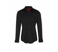 HUGO Jerseyhemd Slim Fit KENNO schwarz | 38