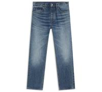Regular-fit-Jeans HUGO BLUE "Jonah", Herren, Gr. 34, Länge 34, blau (medium blau424), Denim/Jeans, Obermaterial: 100% Baumwolle, unifarben, casual, regular fit lang, Jeans, regular fit (74374719-34) m