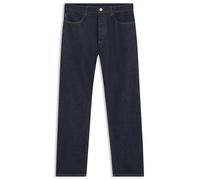 Regular-fit-Jeans HUGO BLUE "Jonah", Herren, Gr. 33, Länge 34, blau (dunkelblau401), Denim/Jeans, Obermaterial: 100% Baumwolle, unifarben, regular fit lang, Jeans, regular fit (27631168-33) dunkelblau