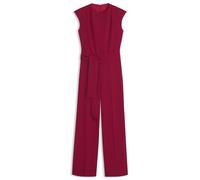 HUGO Jumpsuit aus Krepp mit Gürtel - Style Kathalia, 50571597 Dunkelrot 38