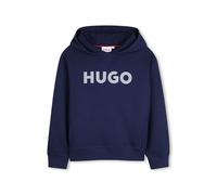HUGO Hoodie aus Fleece mit Logo-Print für Kinder - Style G01007/85C06A, G01007 Dunkelblau 126