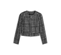 HUGO Karierte Bouclé-Jacke im A-Linien-Schnitt - Style Aboucle-1, 50568509 Gemustert 40