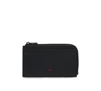 HUGO Kartenetui aus Kunstleder mit Münzfach und Reißverschluss - Style ETHON_Zip Card Case, 50563791 Schwarz ONESI