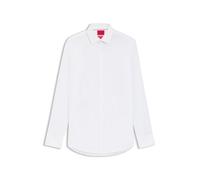 HUGO Slim-Fit Hemd aus Baumwoll-Mix mit Popeline-Struktur - Style Kenno, 50484023 Weiß 40