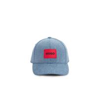 HUGO Kids-Cap aus Denim mit Logo-Aufnäher aus Gummi - Style G00318/Z0952, G00318 Blau 58