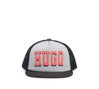 HUGO Kids-Cap aus Stretch-Jersey und Mesh mit Logo - Style G00122/09B52, G00122 Schwarz 58