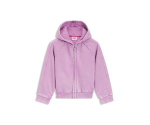 HUGO Kids-Fleece-Hoodie aus Baumwoll-Mix mit Reißverschluss - Style G00516/91104A, G00516 Lila 102