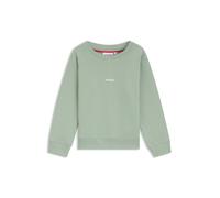 HUGO Kids-Fleece-Sweatshirt aus Baumwoll-Mix mit Logo-Print - Style G00447/75F14A, G00447 Blau 114