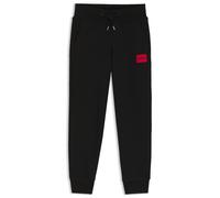 HUGO Kids Fleece-Jogginghose mit Logo-Label - Style G01182/09B04A, G01182 Schwarz 102