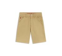 HUGO Kids Loose-Fit Shorts aus Stretch-Baumwolle - Style G00990/23B04A, G00990 Beige 102