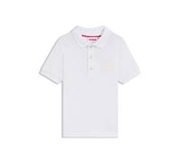 HUGO Kids-Poloshirt aus Stretch-Baumwolle mit Split-Logo - Style G00443/09B12A, G00443 Weiß 150