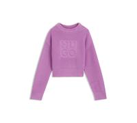 HUGO Kids-Strickpullover mit Stack-Logo - Style G00501/91104A, G00501 Lila 102