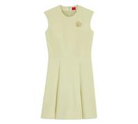 HUGO Ärmelloses Kleid mit goldfarbener Blumen-Brosche - Style Kilandi, 50558314 Hellgrün 38
