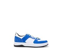 HUGO Sneakers aus verschiedenen Materialien mit erhabenem Logo an der Ferse - Style Kilian_Tenn_pume_N, 50514433 Blau 42