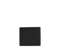 HUGO Klappbare Geldbörse aus genarbtem Leder mit Logo-Prägung - Style Subway_4 cc coin, 50470760 Schwarz ONESI