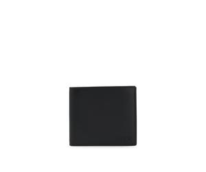 HUGO Klappbare Geldbörse aus genarbtem Leder mit Logo-Prägung - Style Subway_4 cc coin, 50470760 Schwarz ONESI