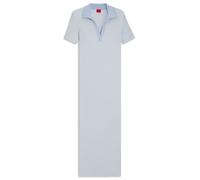 HUGO Kleid aus Vanisé-Rippstrick mit Stack-Logo - Style Sunsyry, 50557773 Hellblau M