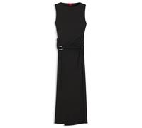 HUGO Kleid in Wickel-Optik mit Schließe - Style Nastasiel, 50554034 Schwarz XS