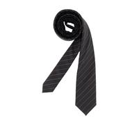 HUGO Krawatte Herren schwarz College-Streifen, One Size