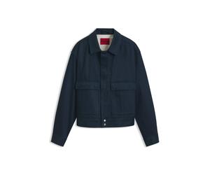 HUGO Kurze Relaxed-Fit Baumwolljacke aus Denim - Style HUGO 083/1, 50562787 Dunkelblau M
