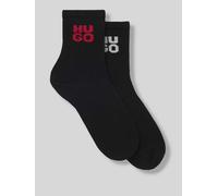 HUGO Kurze Socken im 2er-Pack in Black, Größe 36-42